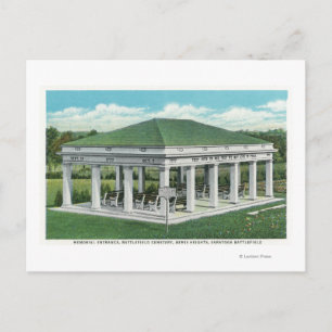 Carte Postale Entrée commémorative au cimetière de Battlefield V