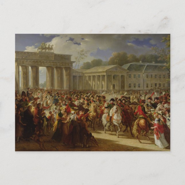 Carte Postale Entrée de Napoléon Ier à Berlin (Devant)