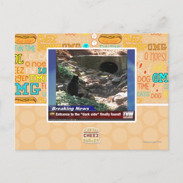 Carte Postale Entrée du côté sombre (Devant)