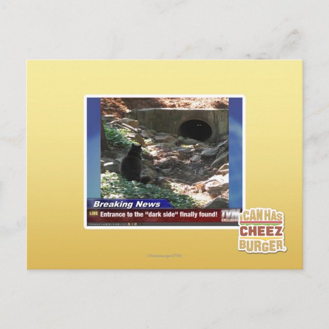 Carte Postale Entrée du côté sombre (Devant)