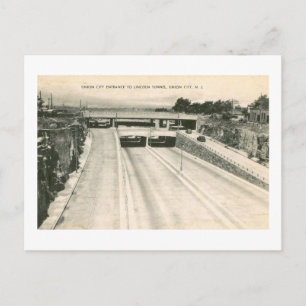 Carte Postale Entrée du tunnel Lincoln Vintage