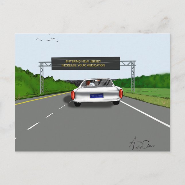 Carte Postale Entrée NJ. Augmenter les moyens (Devant)