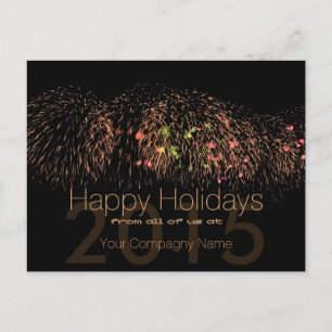Carte postale Entreprise 2019 Happy Holidays Custo