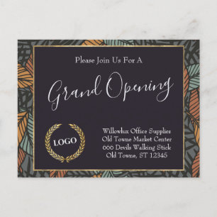 Carte Postale Entreprise de promotion de logo commercial Feuille