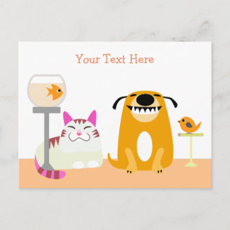 Carte postale Entreprise Pet Sitting