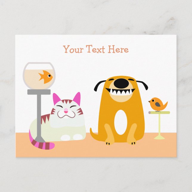 Carte postale Entreprise Pet Sitting (Devant)