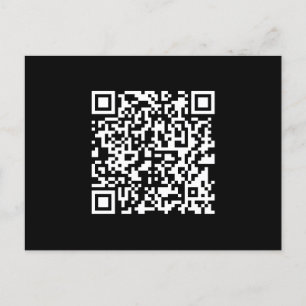 Carte Postale Entrer l'URL et créer un code QR numérisable   Bla
