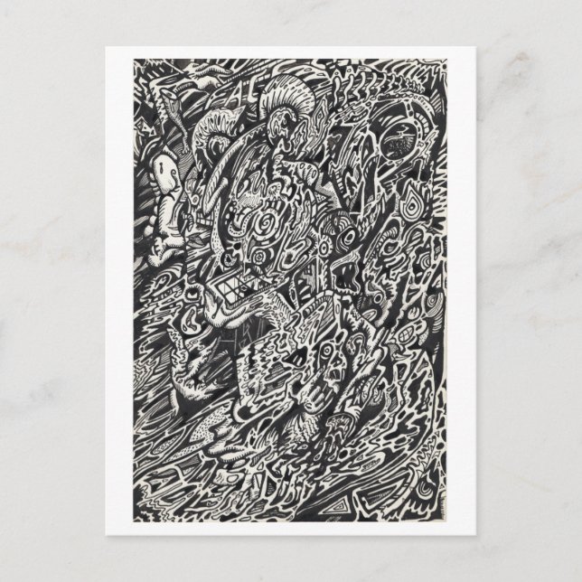 Carte Postale Entrez, L'Homme Microdot (Devant)