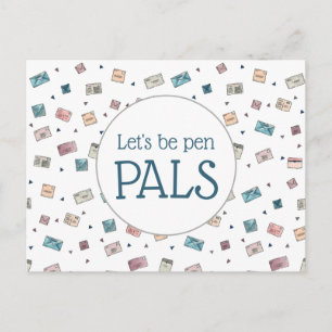 Carte Postale Enveloppes mignonnes Soyons stylo Pals Enseignant