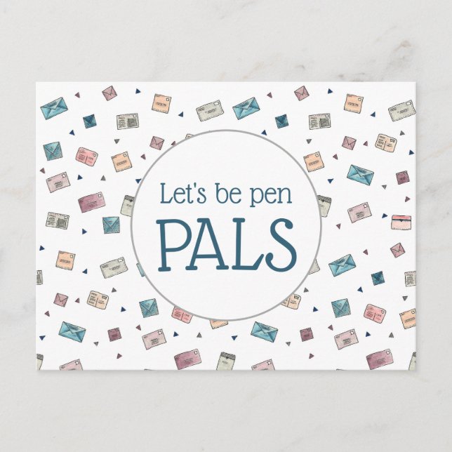 Carte Postale Enveloppes mignonnes Soyons stylo Pals Enseignant (Devant)