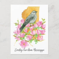 Envoi d'amour Mississippi Mockingbird Magnolia