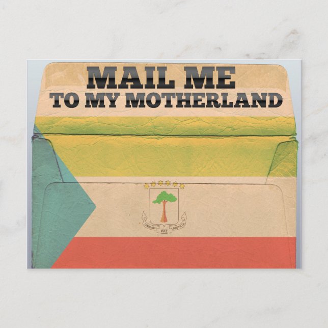 Carte Postale Envoyez-moi un courrier à la Guinée équatoriale (Devant)