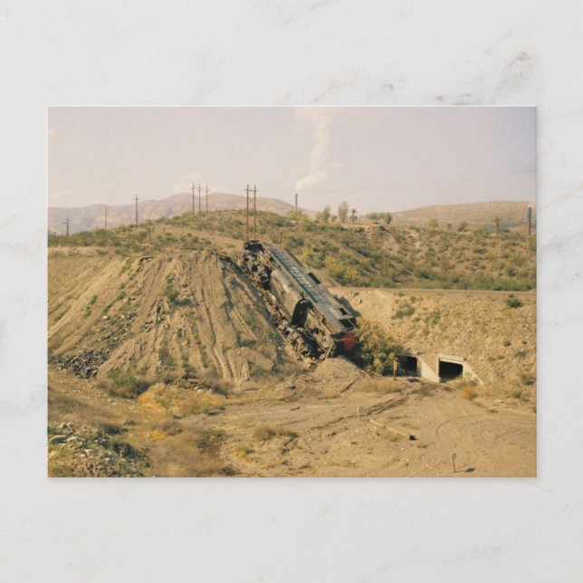 Carte Postale Épave du train (Devant)