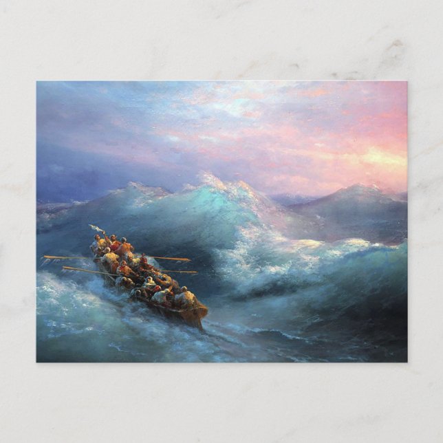 Carte Postale Épave par Ivan Aivazovsky (Devant)