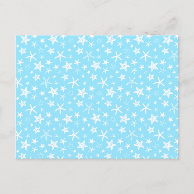 Carte Postale Épée blanche bleue (Devant)