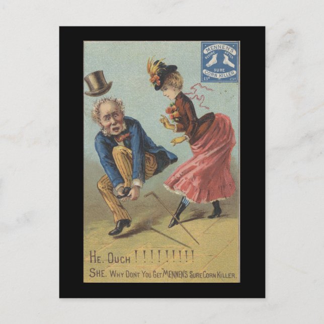 Carte Postale Ephemera de Mennen, tueur de maïs sûr (Devant)