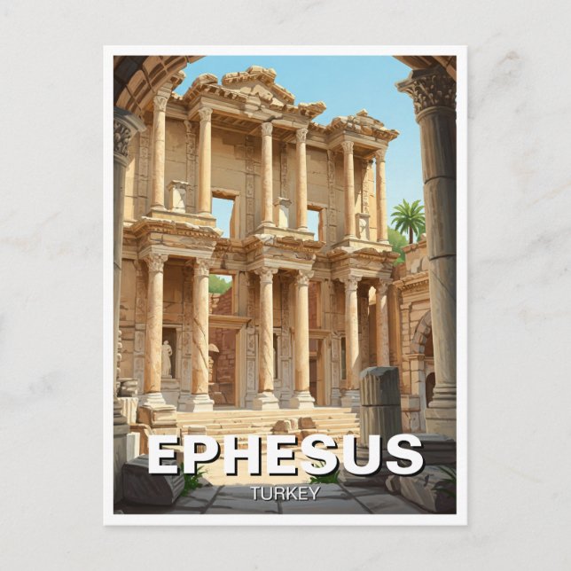 Carte Postale Ephèse Turquie Voyage (Devant)