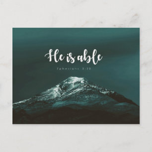 Carte Postale Éphésiens 3:20 - Il est capable