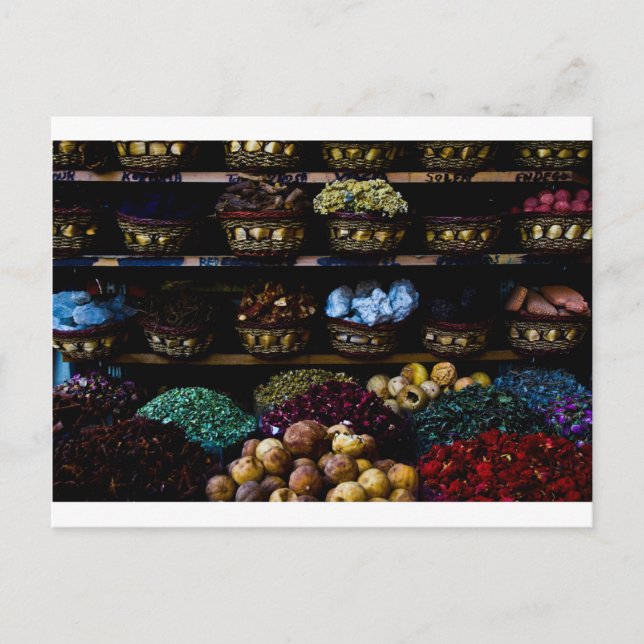 Carte Postale Épices du Moyen-Orient (Devant)