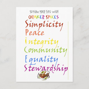 Carte Postale Épices Quaker