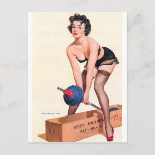 Carte Postale Épingle de levage lourd vers le haut