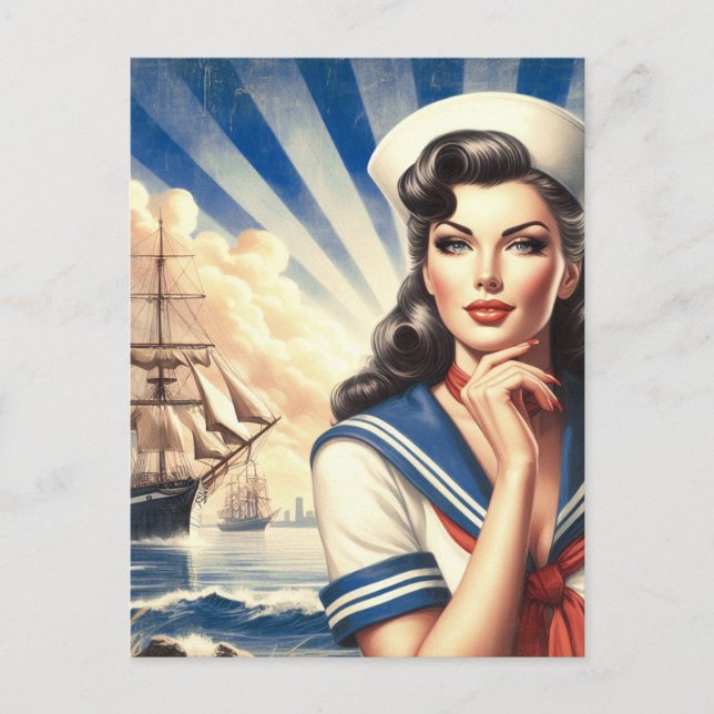 Carte Postale Épingle vintage (Devant)
