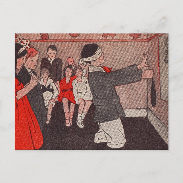 Carte Postale Épingler la queue âne (Devant)