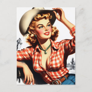 Carte Postale Épinglette vintage