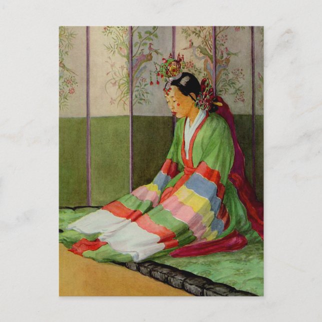 Carte Postale Épouse coréenne (Devant)