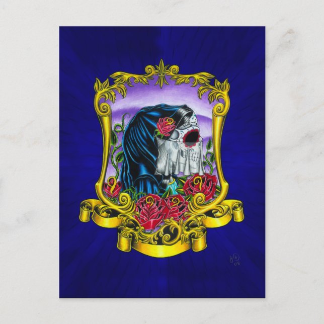 Carte postale Épouse de squelette (Devant)