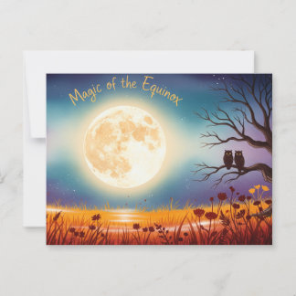 Carte Postale Équinoxe automne