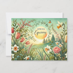 Carte Postale Équinoxe du printemps