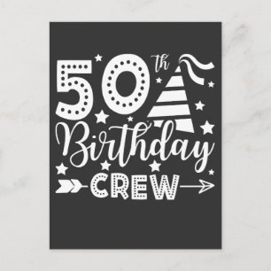 Carte Postale Équipage 50e anniversaire 50