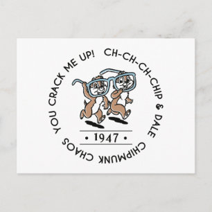 Carte Postale Équipage Chipmunk Chaos