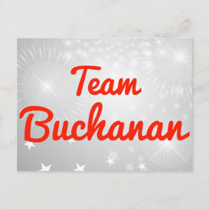 Carte Postale Équipe Buchanan
