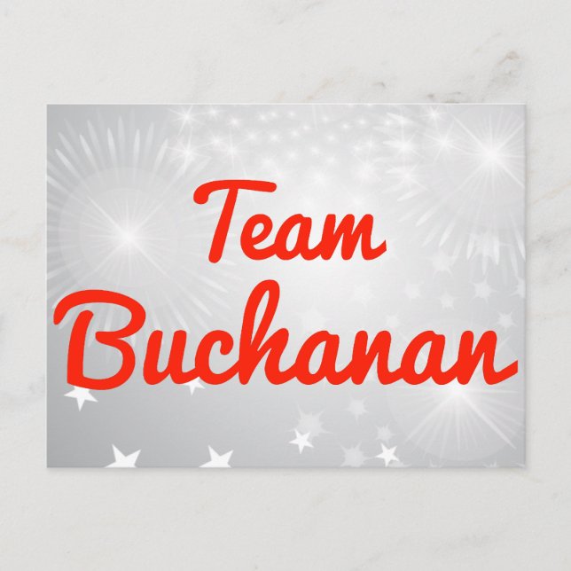 Carte Postale Équipe Buchanan (Devant)