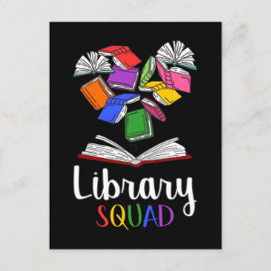 Carte Postale Équipe de bibliothèque I