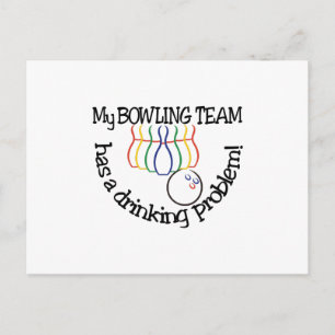 Carte Postale Équipe de Bowling