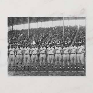 Carte Postale Équipe de Kansas City Monarchs