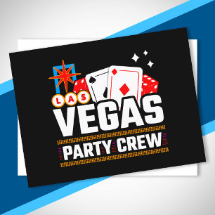 Carte Postale Équipe de Las Vegas - Équipe de fête - Voyage à Ve