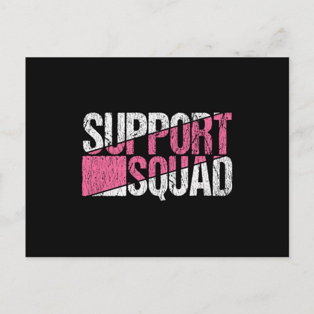 Carte Postale Équipe de soutien aux familles de sensibilisation  (Devant)
