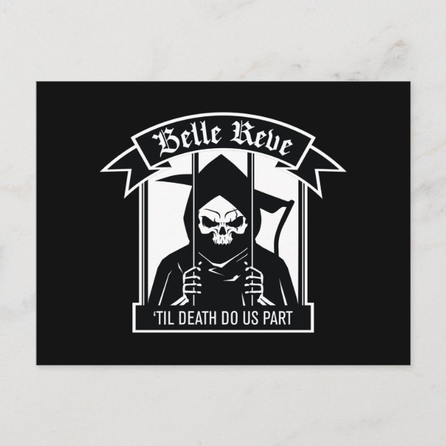 Carte Postale Équipe de suicide | Belle Reve Reaper Graphic (Devant)