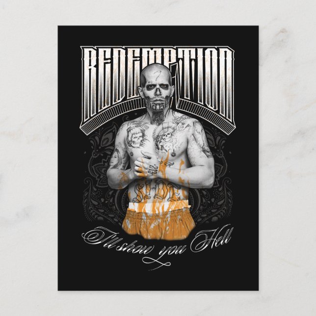 Carte Postale Équipe de suicide | El Diablo Tattoo "Rédemption" (Devant)