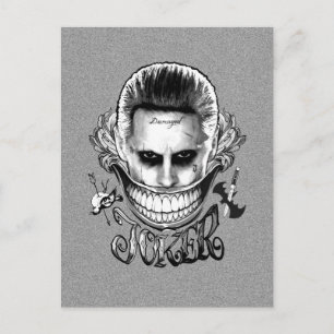 Carte Postale Équipe de suicide Joker Smile