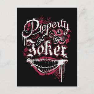 Carte Postale Équipe de suicide   Propriété de Joker