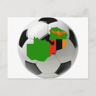 Carte Postale Équipe de Zambie