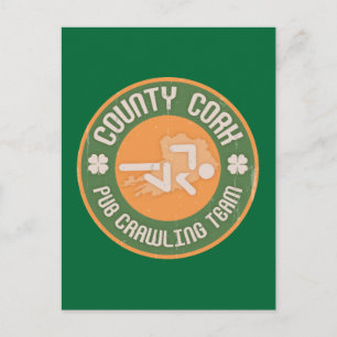 Carte Postale Équipe du comté de Cork Pub Crawling