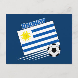 Carte Postale Équipe d'Uruguay de football