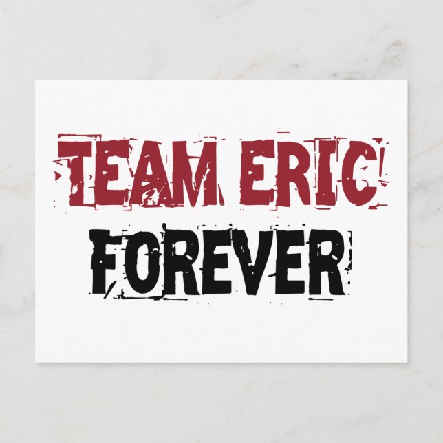 Carte Postale Équipe Eric Forever (Devant)