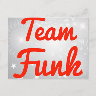 Carte Postale Équipe Funk